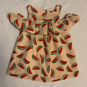 Janie and Jack Watermelon Dress - 6-12 months